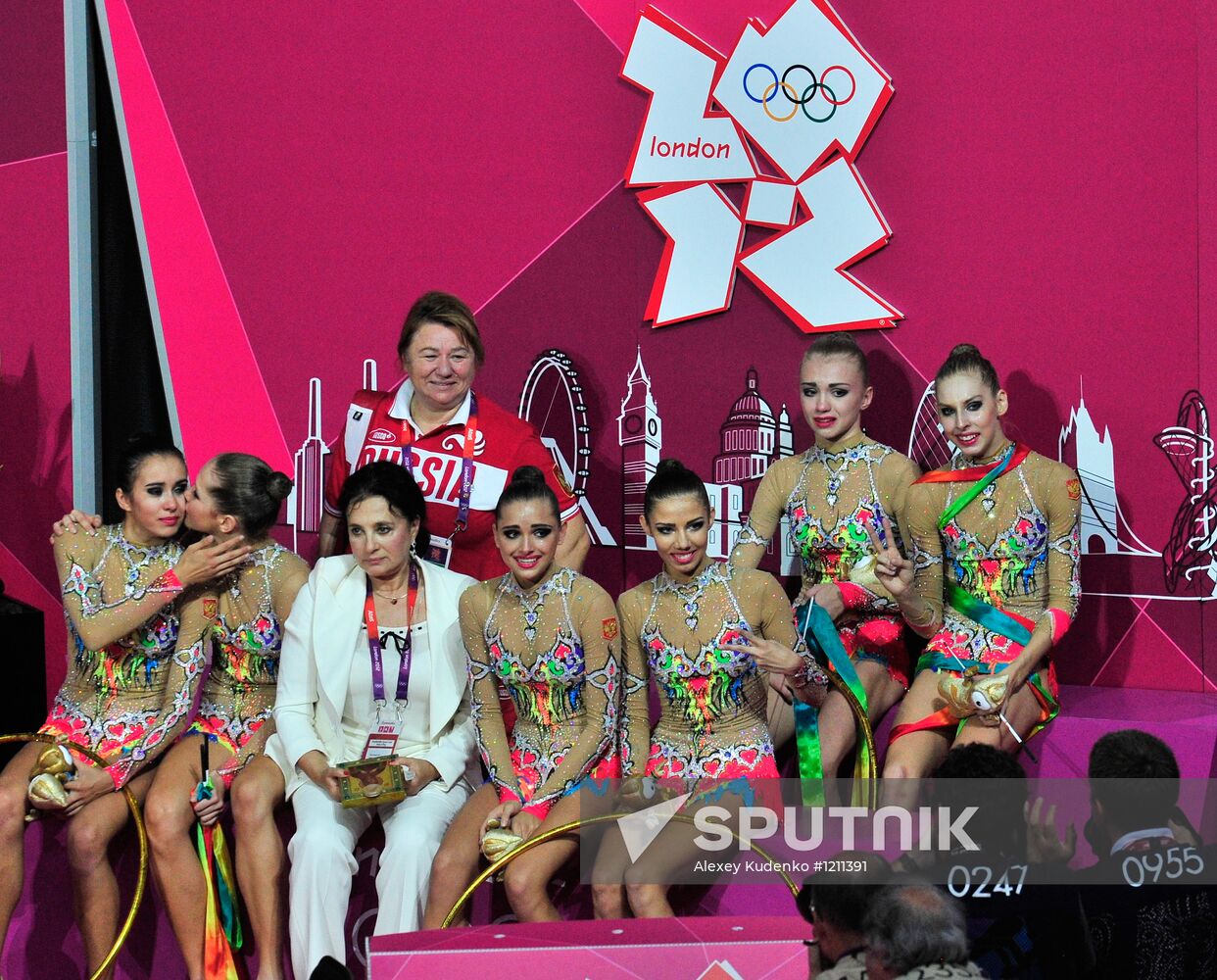 2012 Olympics. Rhythmic gymanstics. Group All-Around final