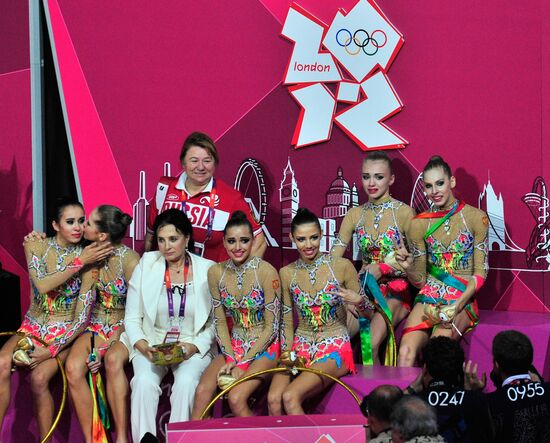 2012 Olympics. Rhythmic gymanstics. Group All-Around final