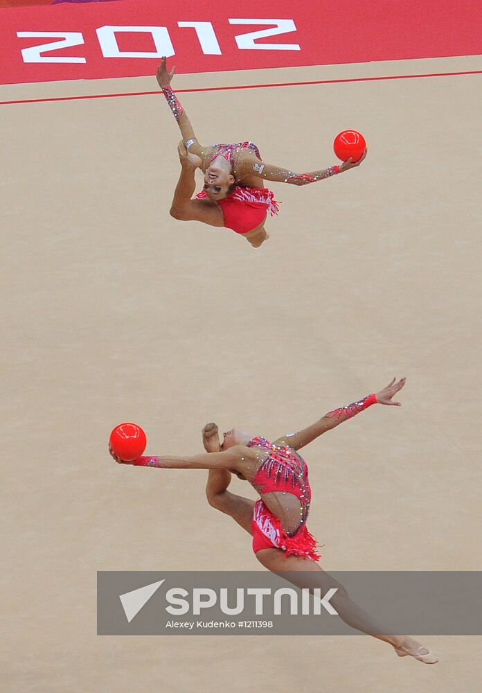 2012 Olympics. Rhythmic gymanstics. Group All-Around final