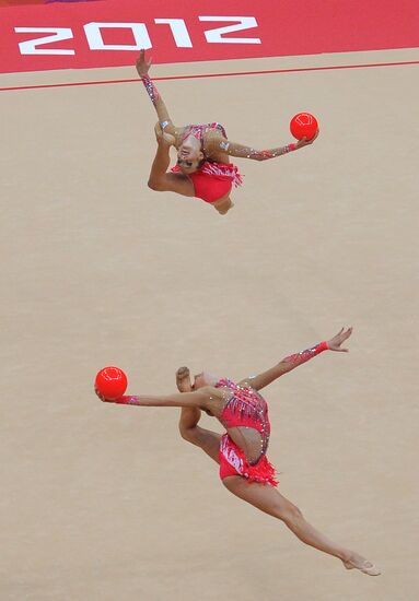 2012 Olympics. Rhythmic gymanstics. Group All-Around final