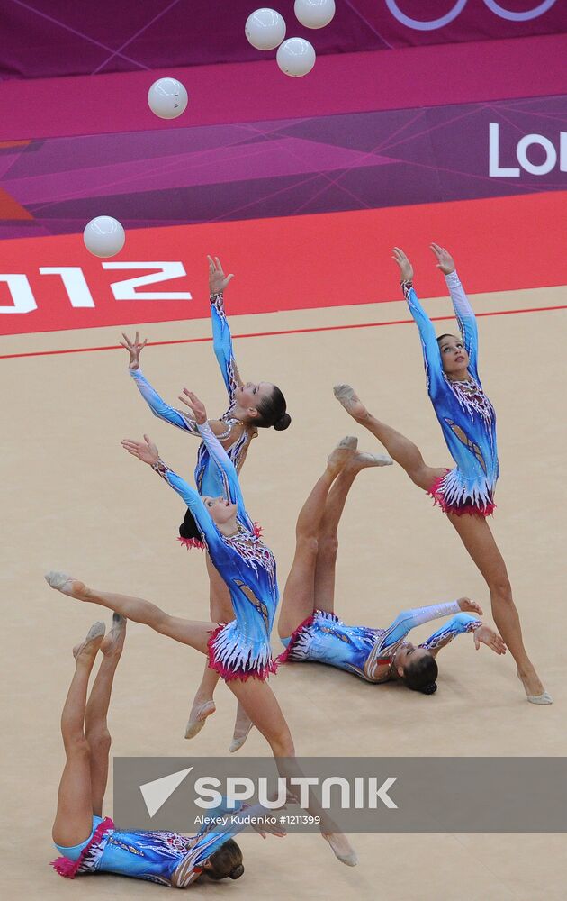 2012 Olympics. Rhythmic gymanstics. Group All-Around final