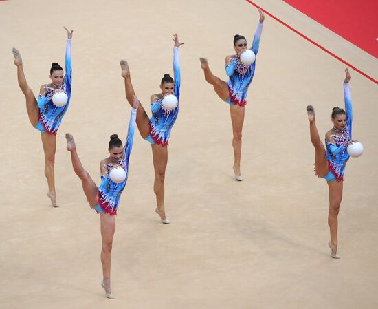 2012 Olympics. Rhythmic gymanstics. Group All-Around final