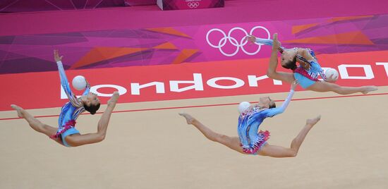 2012 Olympics. Rhythmic gymanstics. Group All-Around final