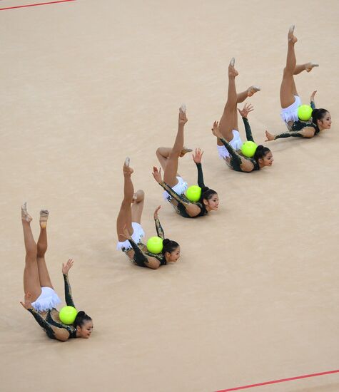 2012 Olympics. Rhythmic gymanstics. Group All-Around final