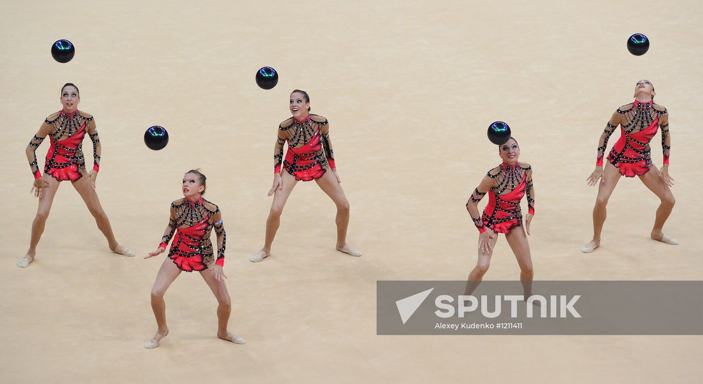 2012 Olympics. Rhythmic gymanstics. Group All-Around final