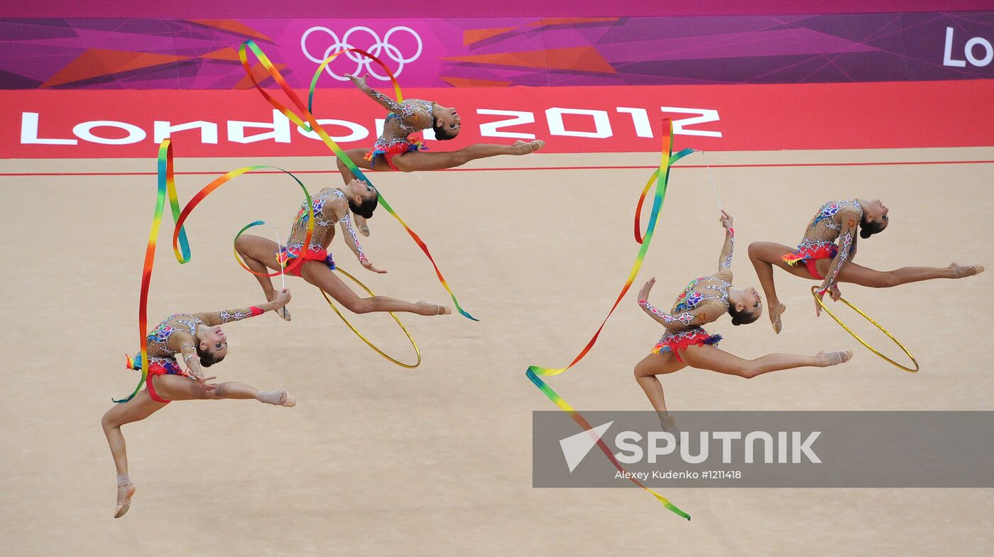 2012 Olympics. Rhythmic gymanstics. Group All-Around final