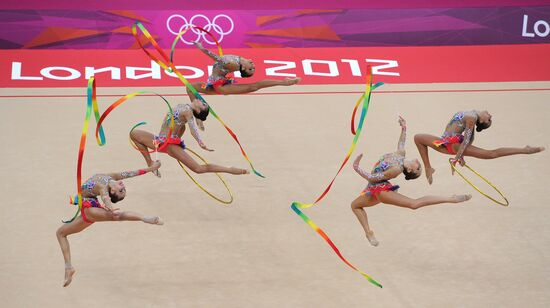 2012 Olympics. Rhythmic gymanstics. Group All-Around final