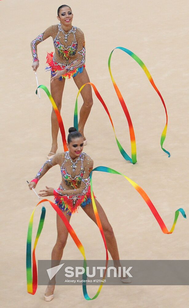 2012 Olympics. Rhythmic gymanstics. Group All-Around final