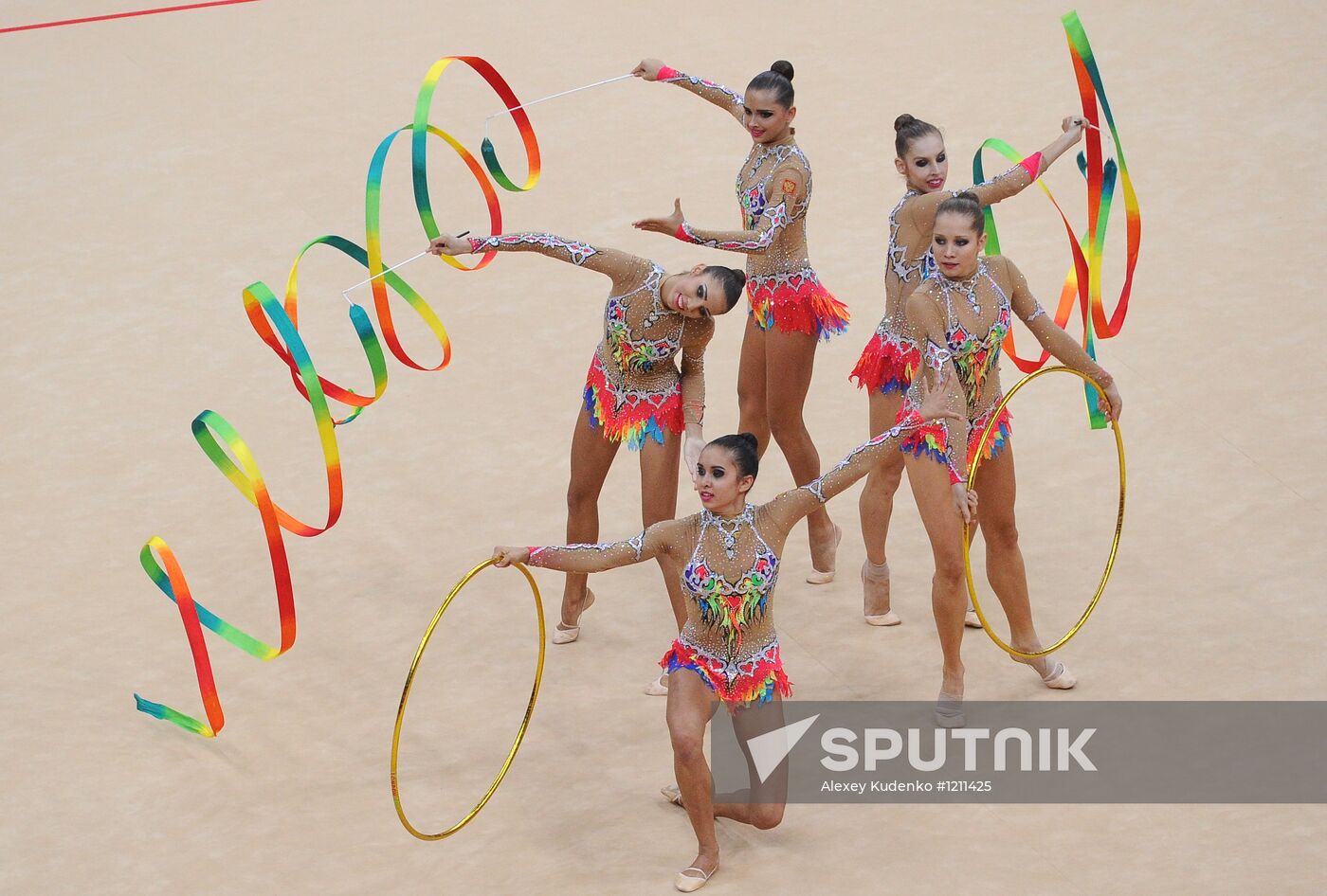 2012 Olympics. Rhythmic gymanstics. Group All-Around final