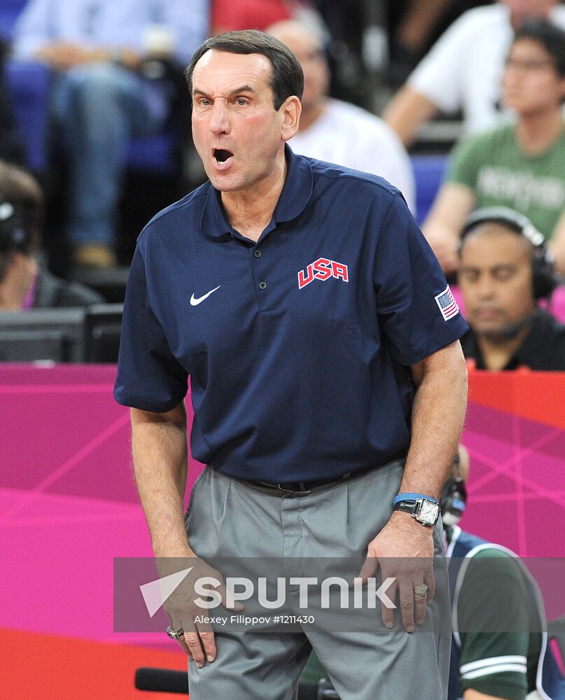 London 2012 Olympics. Men's Volleyball. United States vs. Spain