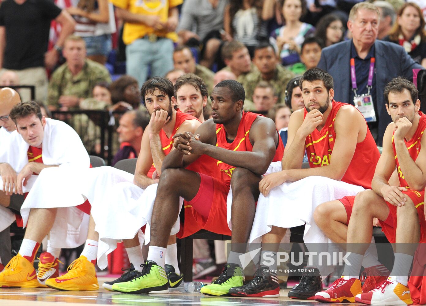 London 2012 Olympics. Men's Volleyball. United States vs. Spain