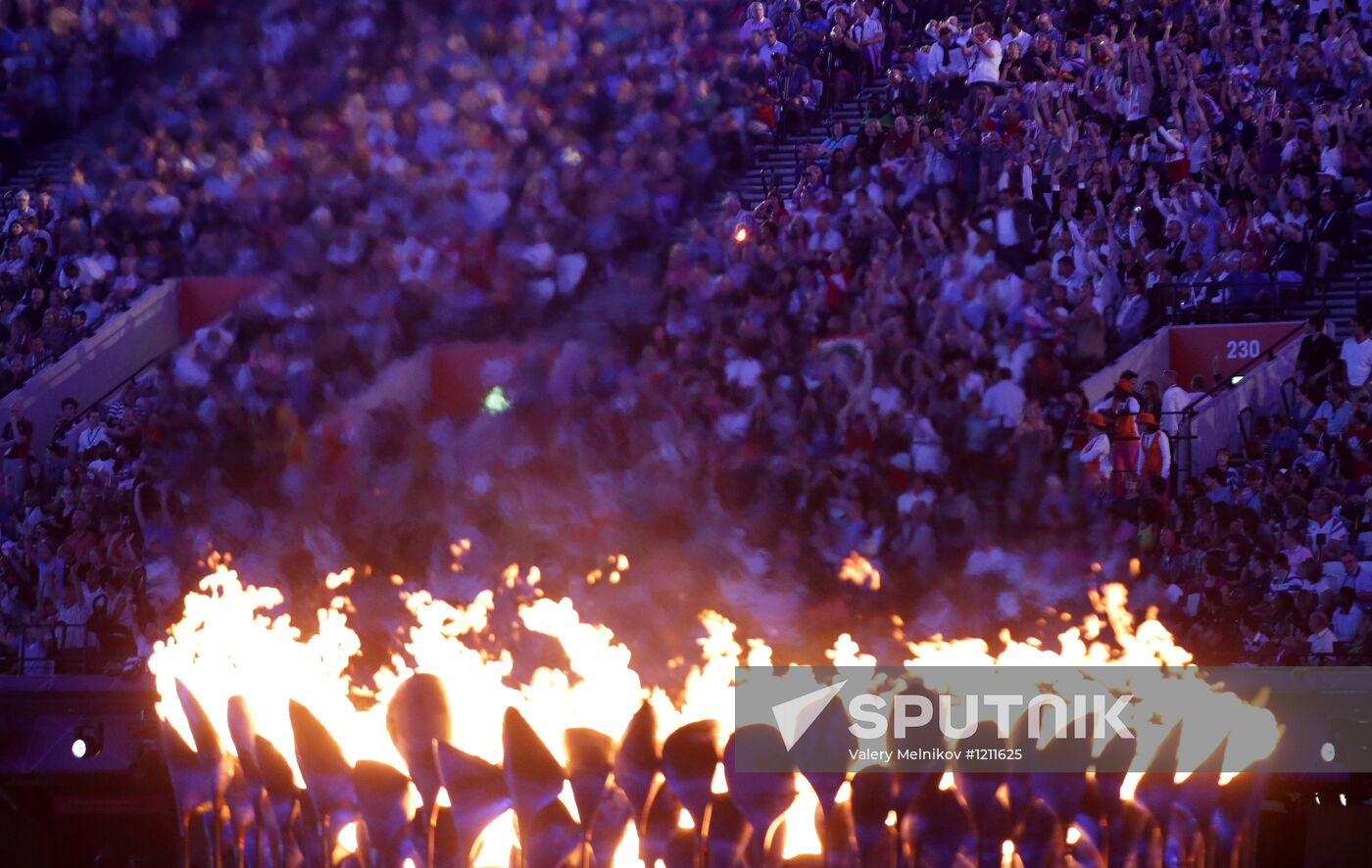 2012 Summer Olympics. Closing ceremony