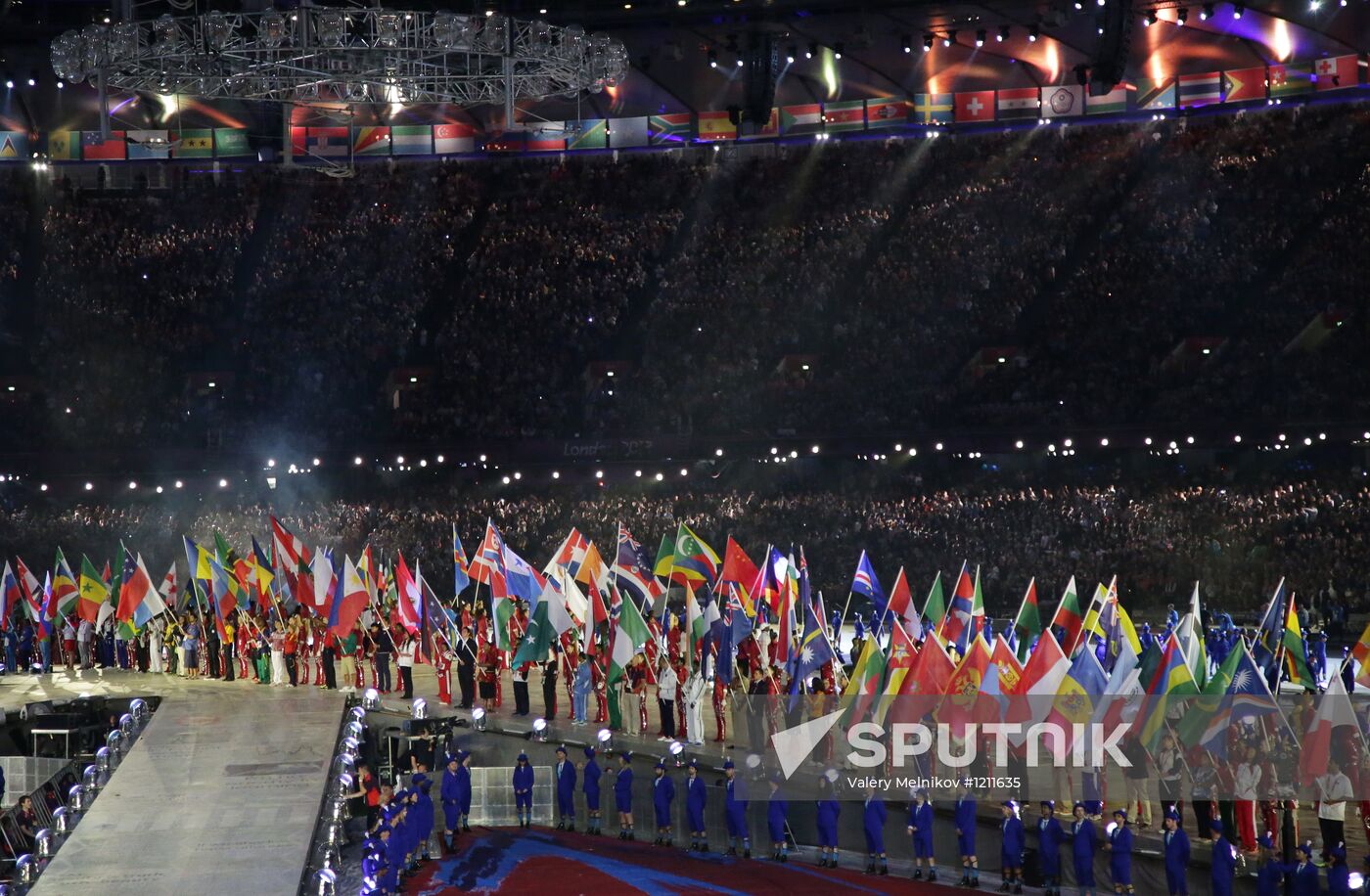 2012 Summer Olympics. Closing ceremony