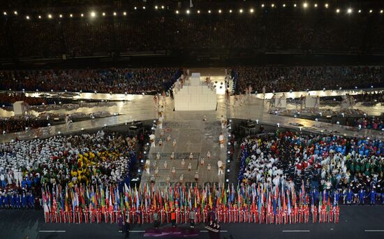 2012 Summer Olympics. Closing ceremony