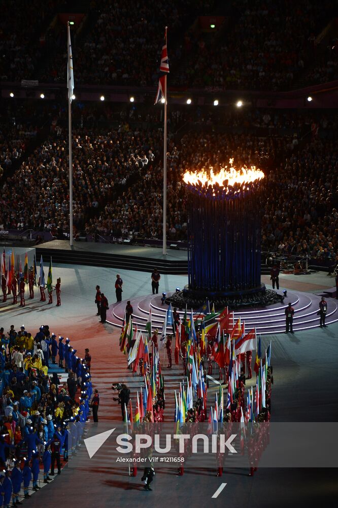 2012 Summer Olympics. Closing ceremony