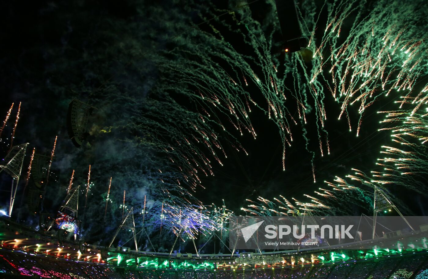 2012 Summer Olympics. Closing ceremony