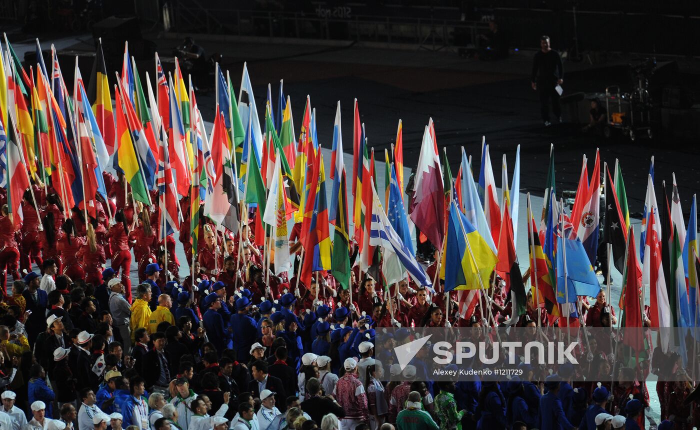 2012 Summer Olympics. Closing ceremony