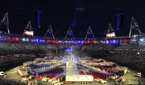 2012 Summer Olympics. Closing ceremony