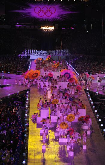 2012 Summer Olympics. Closing ceremony