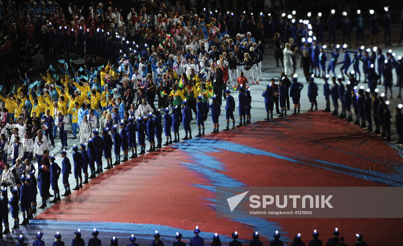 2012 Summer Olympics. Closing ceremony