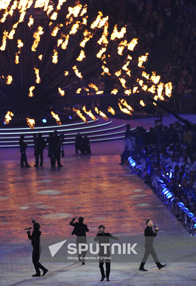 2012 Summer Olympics. Closing ceremony