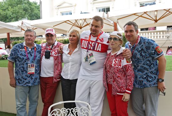 Guests of Bosco Club on Olympics' last day