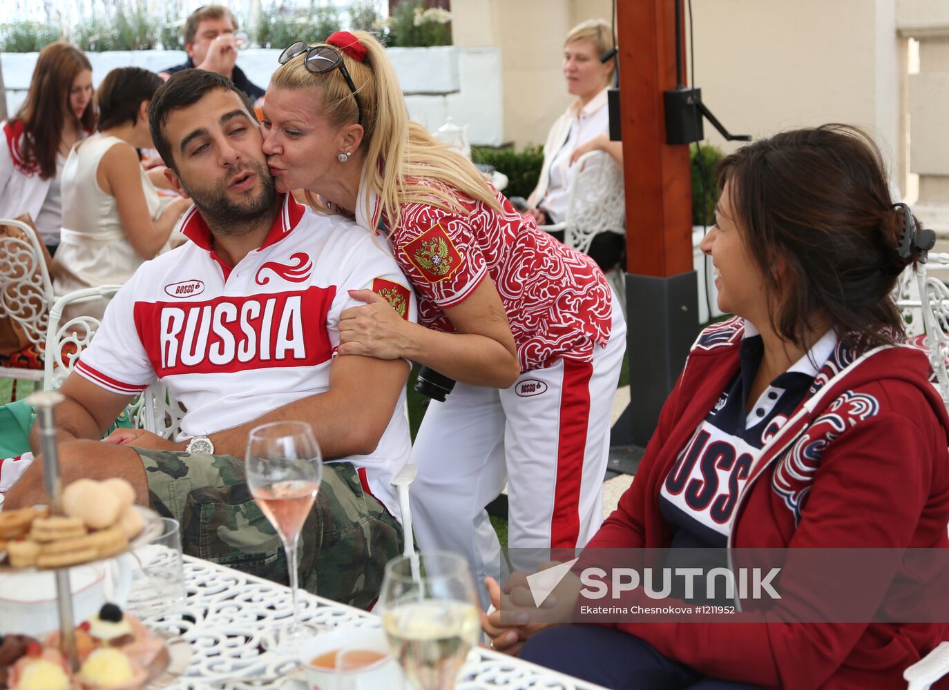 Guests of Bosco Club on Olympics' last day
