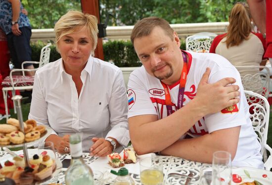 Guests of Bosco Club on Olympics' last day