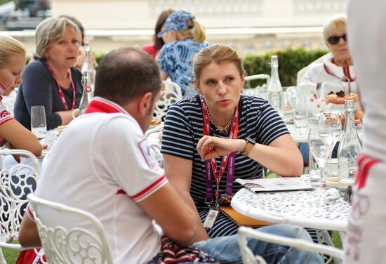 Guests of Bosco Club on Olympics' last day