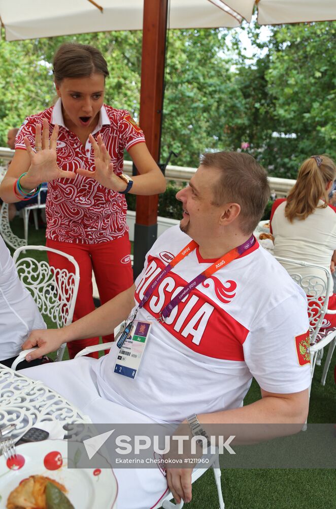 Guests of Bosco Club on Olympics' last day