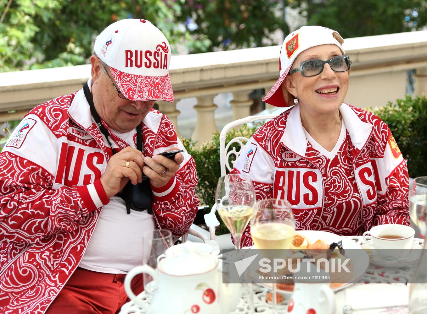 Guests of Bosco Club on Olympics' last day