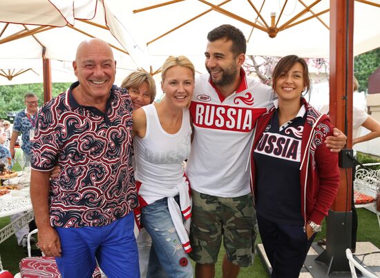 Guests of Bosco Club on Olympics' last day