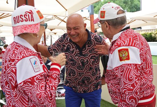 Guests of Bosco Club on Olympics' last day