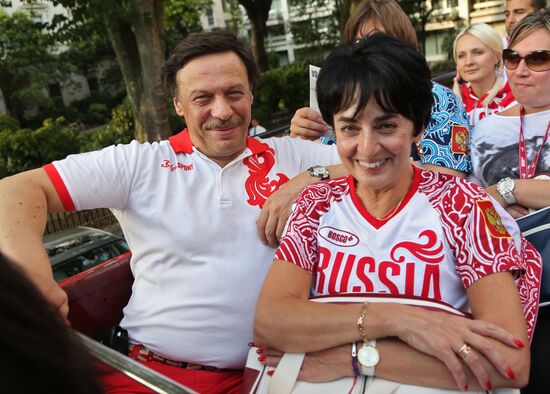 Guests of Bosco Club on Olympics' last day