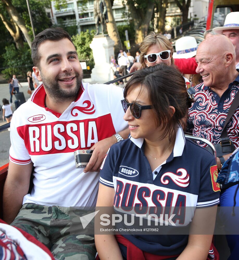 Guests of Bosco Club on Olympics' last day