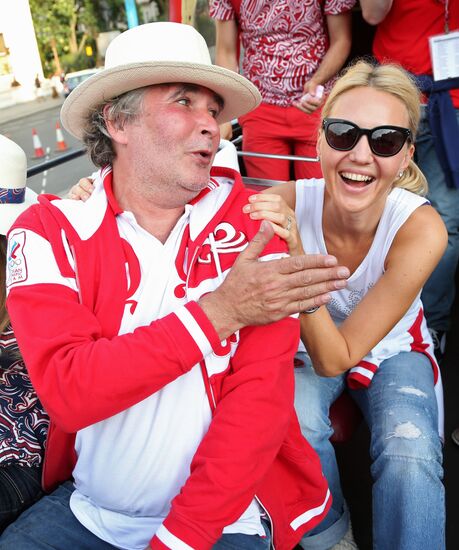 Guests of Bosco Club on Olympics' last day