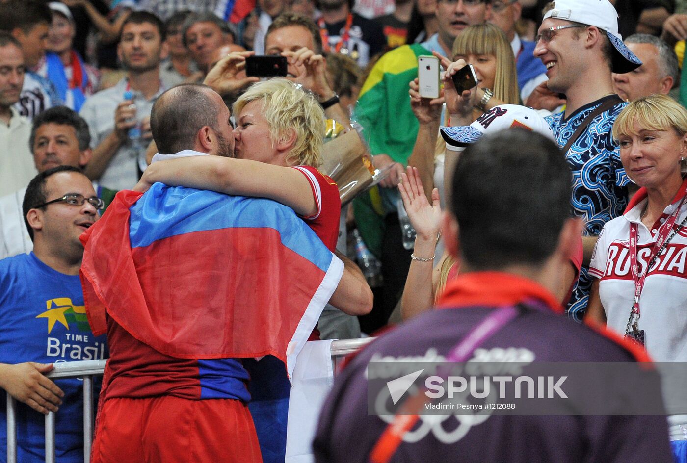 2012 Olympics. Volleyball. Russia vs. Brazil