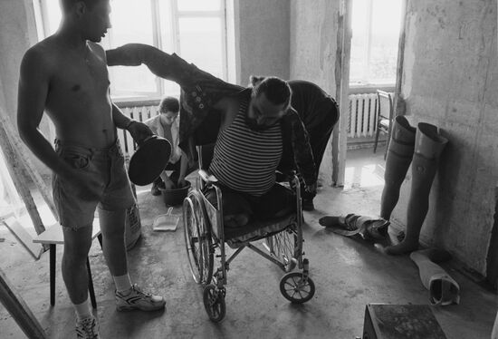 Nikolai Yudin, injured Afghan War veteran