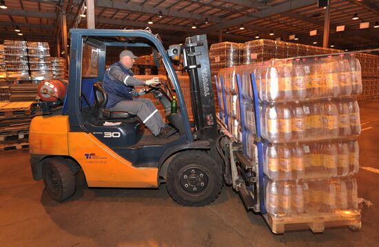 Work of Moscow beer and alcohol-free plant "Ochakovo"