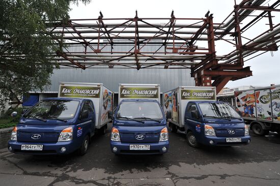 Work of Moscow beer and alcohol-free plant "Ochakovo"