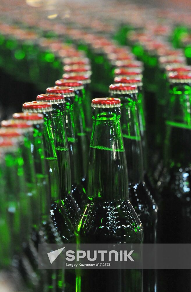 Work of Moscow beer and alcohol-free plant "Ochakovo"