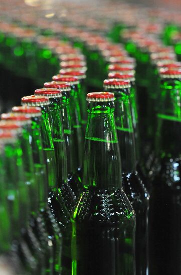 Work of Moscow beer and alcohol-free plant "Ochakovo"