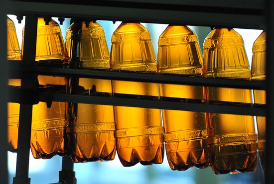 Work of Moscow beer and alcohol-free plant "Ochakovo"