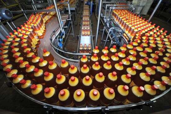 Work of Moscow beer and alcohol-free plant "Ochakovo"
