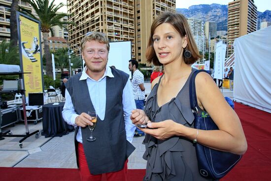 Andrei Sharov's painting exhibition in Japanese Garden in Monaco