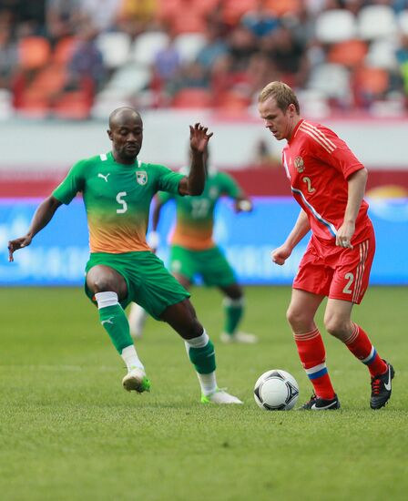 Russia vs. Côte d'Ivoire football friendly match