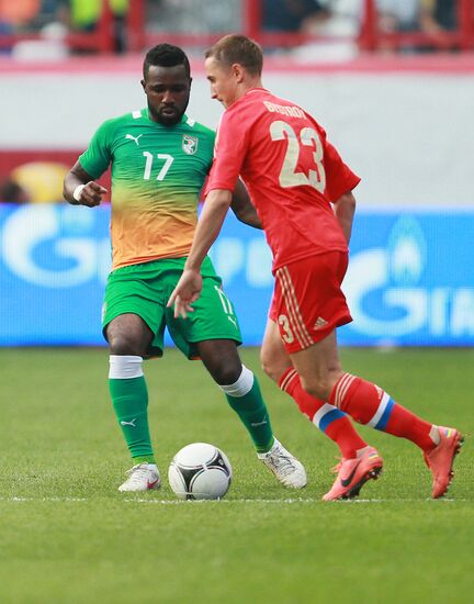 Russia vs. Côte d'Ivoire football friendly match