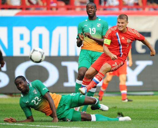 Russia vs. Côte d'Ivoire football friendly match