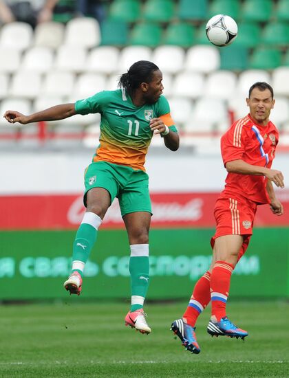 Russia vs. Côte d'Ivoire football friendly match