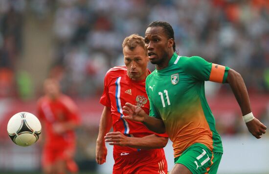 Russia vs. Côte d'Ivoire football friendly match